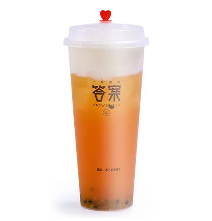 Passion Fruit cheese foam tea